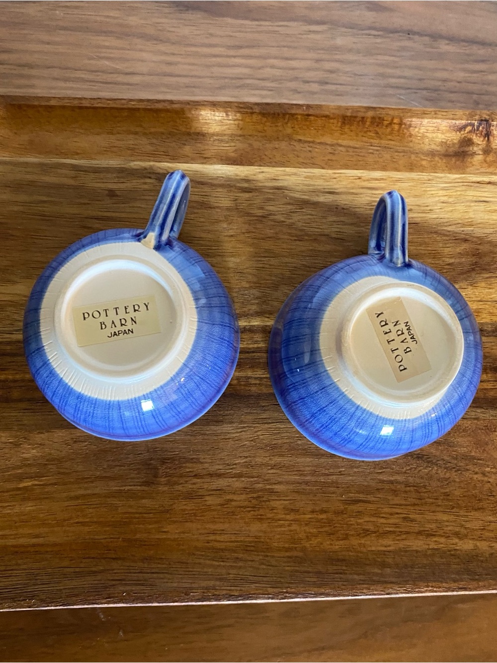 Pottery Barn 4 Set Espresso Tea Cups 4oz Made in Japan Vintage Drinkware - Picture 5 of 8